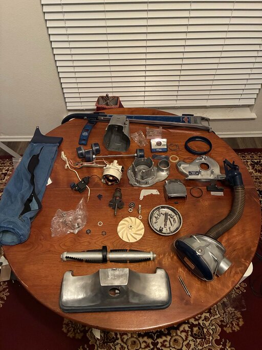 Tradition torn down and laid out on a table. Tradition Teardown