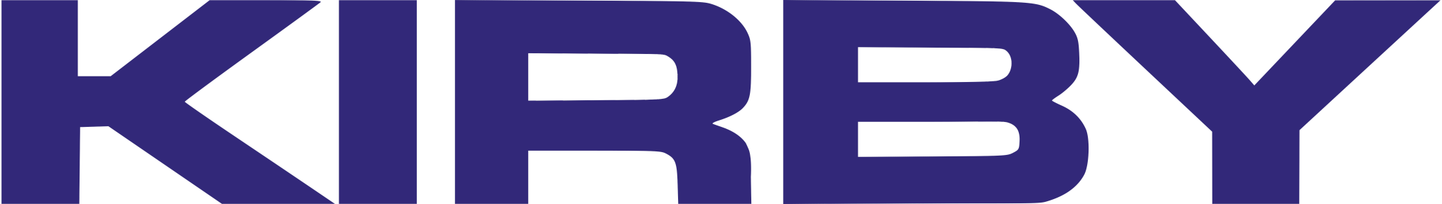 Kirby logo, 1990 to present