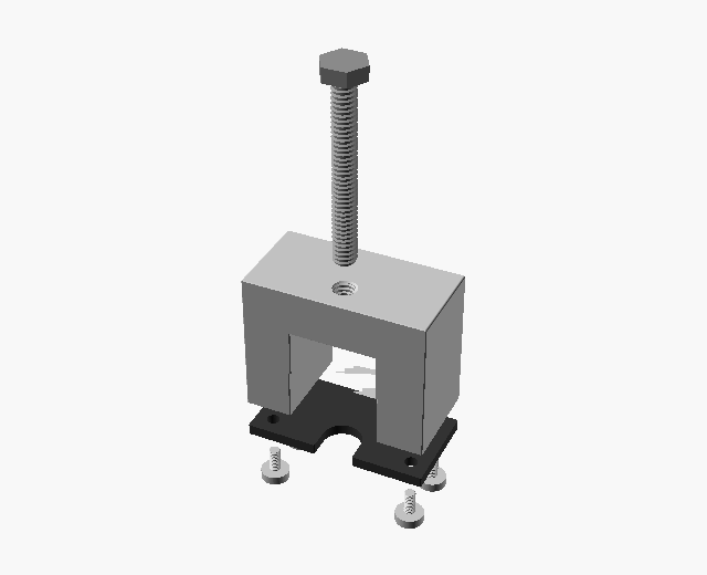 T127 armature bearing press, 3D render